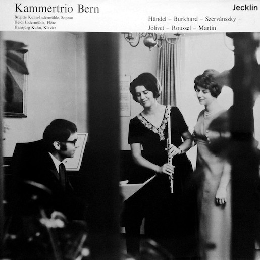 Bild: Kammertrio Bern mit Brigitte Kuhn-Indermühle (Sopran), Heidi Indermühle (Flöte) und Hansjürg Kuhn (Klavier) - Foto: © Jecklin
